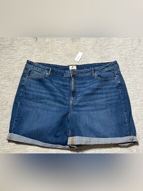 DC Jeans Dark Blue Denim Jean Shorts Size 20 plus